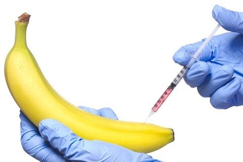 以香蕉为例的注射性阴茎增大